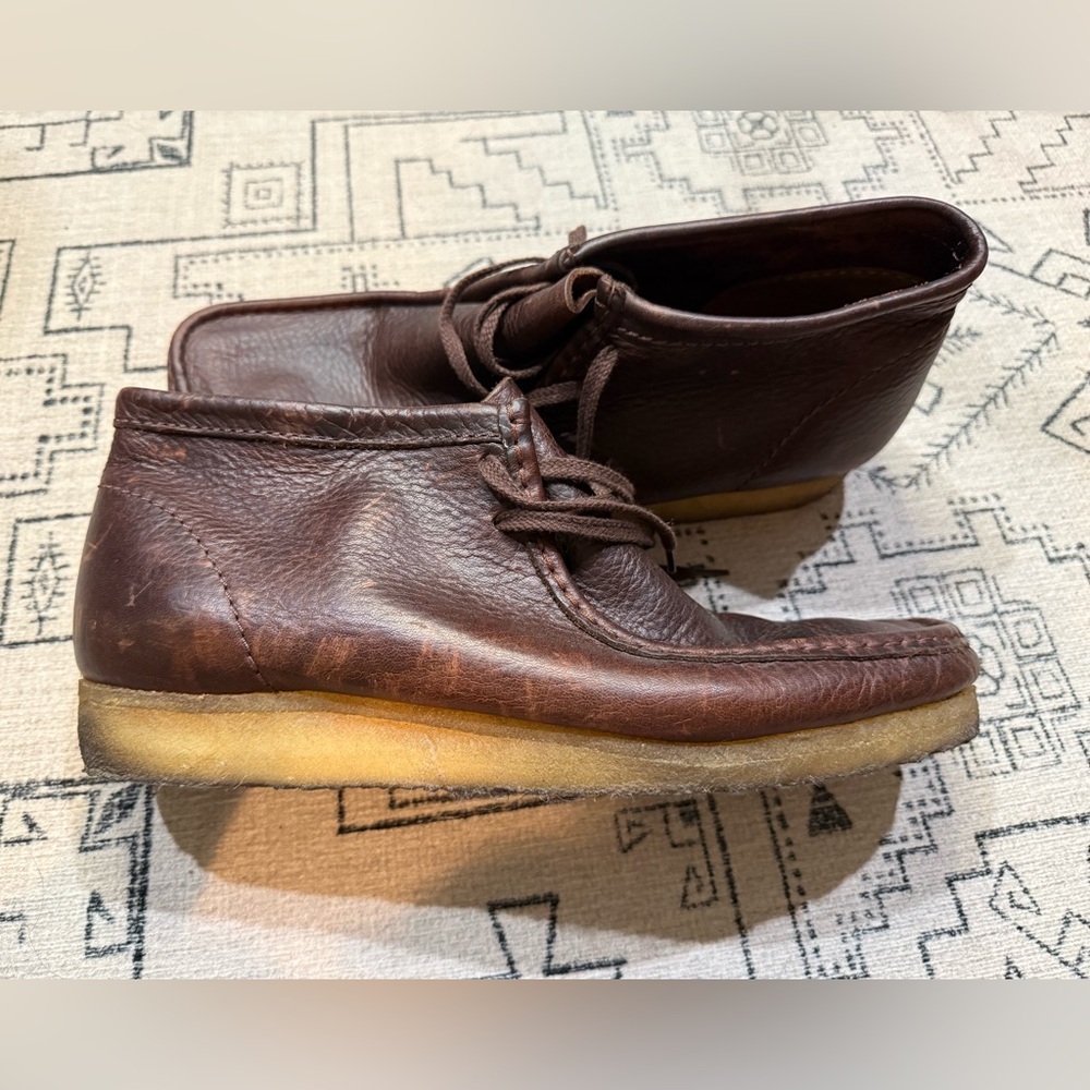 Clark’s Original Wallabee in Brown Leather